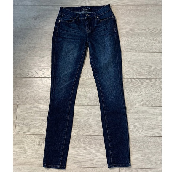 Lucky Brand Brooke Skinny Dark Wash Mid Rise Jeans - Picture 2 of 13